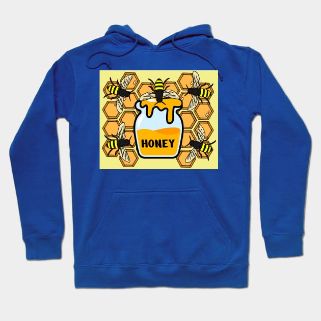 Sweet Honey Bees Beekeeper Beekeeper Hoodie by flofin